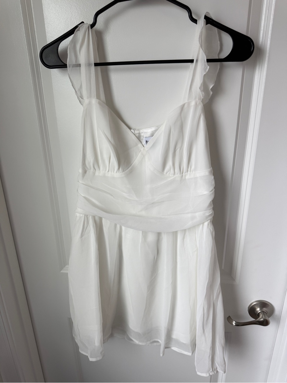 Princess Polly Ivory Satin Slip Dress